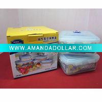 Wholesale Fresh container,plastic square food fresh keeping boxes