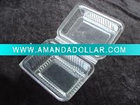 Wholesale plastic food container/ fast food box/disposable lunch box