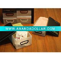 Wholesale Fashion foldable plastic home storage box