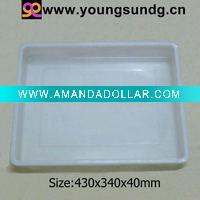 Plastic food tray