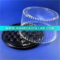 plastic cake containers with tailor-made in any design or style