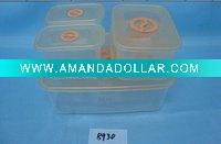 microwave available plastic food container