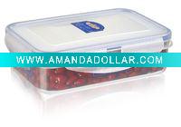 plastic food lock and lock container