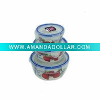 Wholesale Plastic Fresh Food Container with Lock and Sealing