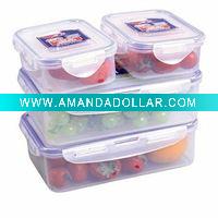 plastic seal containers,plastic square food fresh keeping boxes