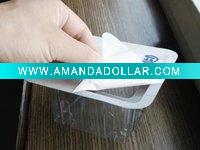 heat sealed plastic container