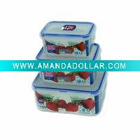 Wholesale Plastic Fresh Food Container with Lock and Sealing