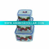 Wholesale Plastic Fresh Food Container with Lock and Sealing