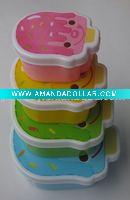4pcs plastic food container
