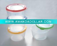 Wholesale microwavable round plastic food container