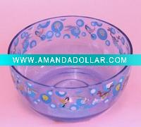 Colourful plastic bowl
