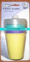 PLASTIC 3-snack cups