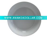 Melamine Soup Bowl in White, With look of Porcelain