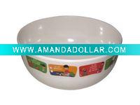 Wholesale home dinner ware round white melamine rice bowl
