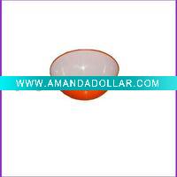 plastic double color salad bowl