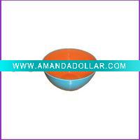 Wholesale plastic double color salad bowl