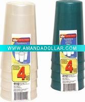 Wholesale PLASTIC 4pc 22oz tumbler
