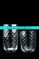 Handmade clear tumbler