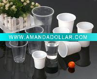 Wholesale plastic disposable cups rolled rim cup/1 pint tumbler