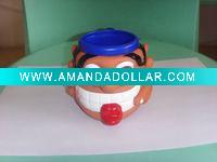 Wholesale promotion gifts for pvc animals mug