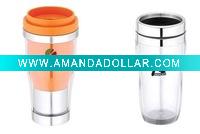 Wholesale promotional plastic travel mug