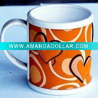 Wholesale Tea mug cup,beverage cup,PVC mug cup