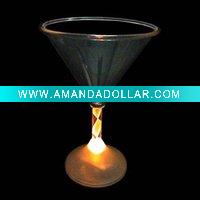 LED flashing glass