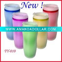 Plastic travel mug