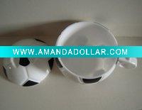 Wholesale Football Mug with Lid