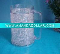 400ml plastic ice beer mug/cup