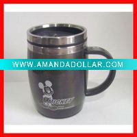 Wholesale New Stainless steel plastic travel mug