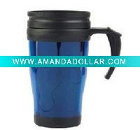 Wholesale zd-8002 plastic auto mugs- travel mug