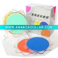 Transparent glass MATS/coaster