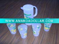 plastic pitcher set