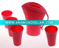 Plastic pitcher set