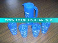 plastic pitcher set