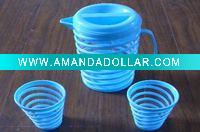 plastic pitcher set