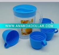 Wholesale Plastic Water Jug Set 1600ML