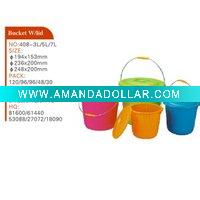 Wholesale plastic bucket w/lid
