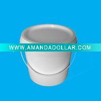 Wholesale 3L plastic round bucket wiht handle for paint