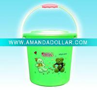 Wholesale plastic bucket(13L) 8004green