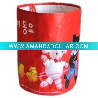 PP woven garbage bag trash can