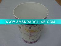 melamine dustbin, melamine garbage can, melamine trash can