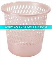 standing round plastic garbage can(ALG-0521S)