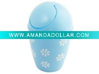 plastic garbage bin