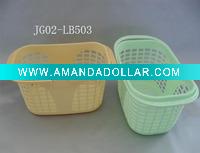 plastic laundry basket