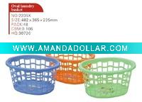 plastic laundry basket