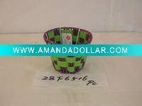 Wholesale paper strap flower basket 28F6516