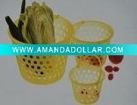 Wholesale plastic basket,laundry basket,portable basket