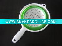 plastic folding colander